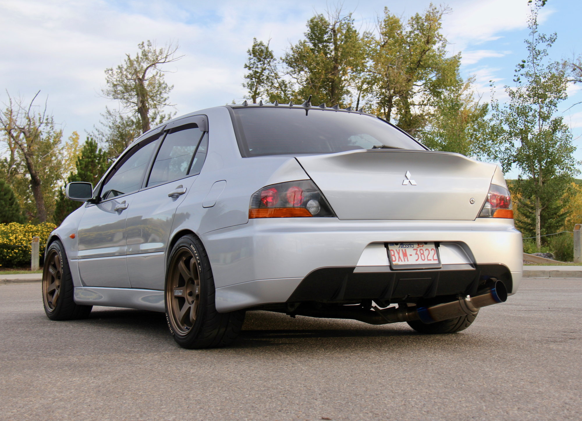 2006 Mitsubishi Lancer Evolution - 2006 Evo 9 SE Apex silver Built - Used - VIN JA3AH86C06U061765 - 73,000 Miles - 4 cyl - AWD - Manual - Sedan - Silver - Calgary, AB T2S1M3, Canada