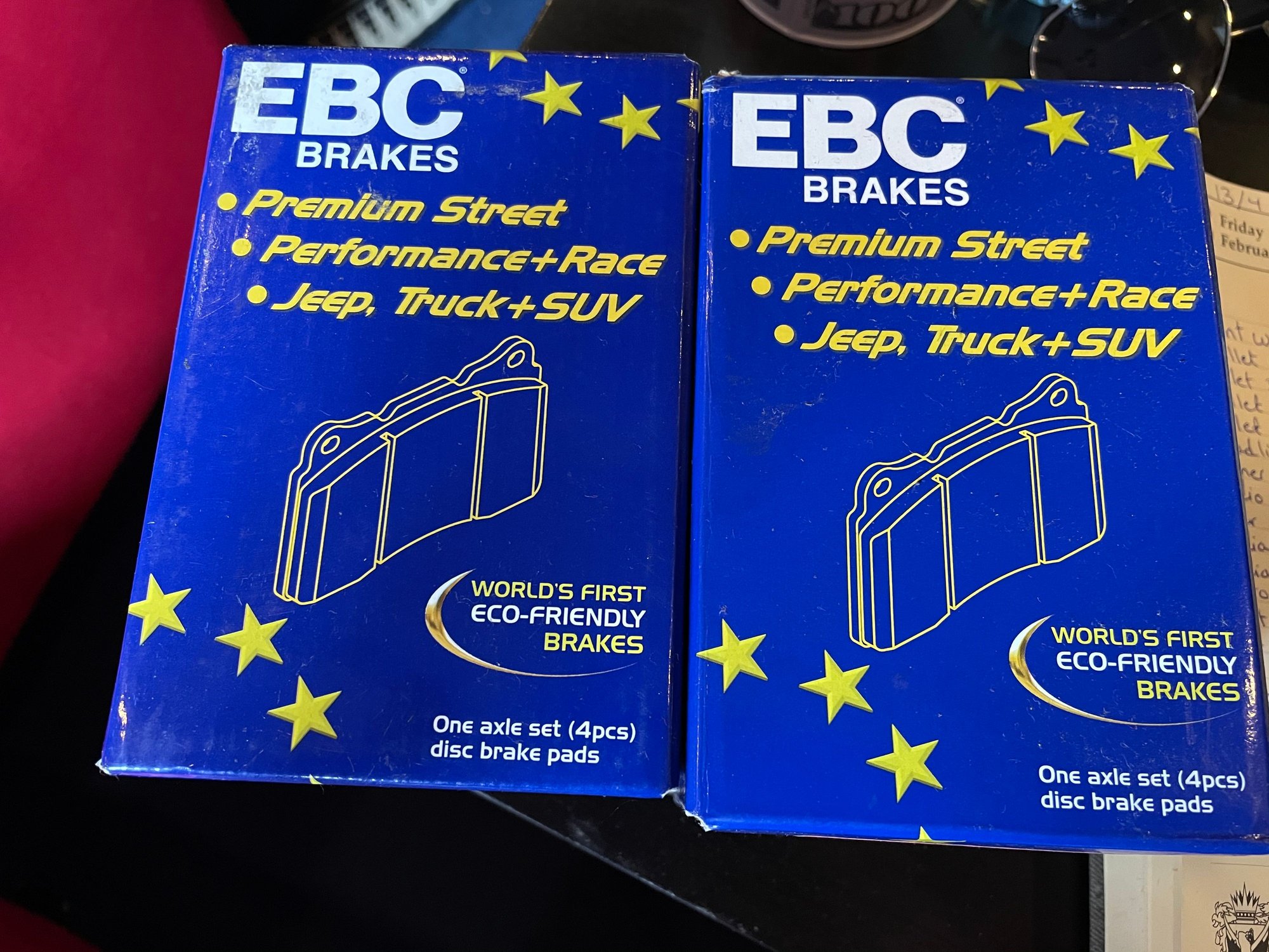 Brakes - FS : EBC RED STUFF Ceramic brake pads Fr & Rr - New - 1997 to 2007 Mitsubishi Lancer Evolution - Springfield Gardens, NY 11413, United States