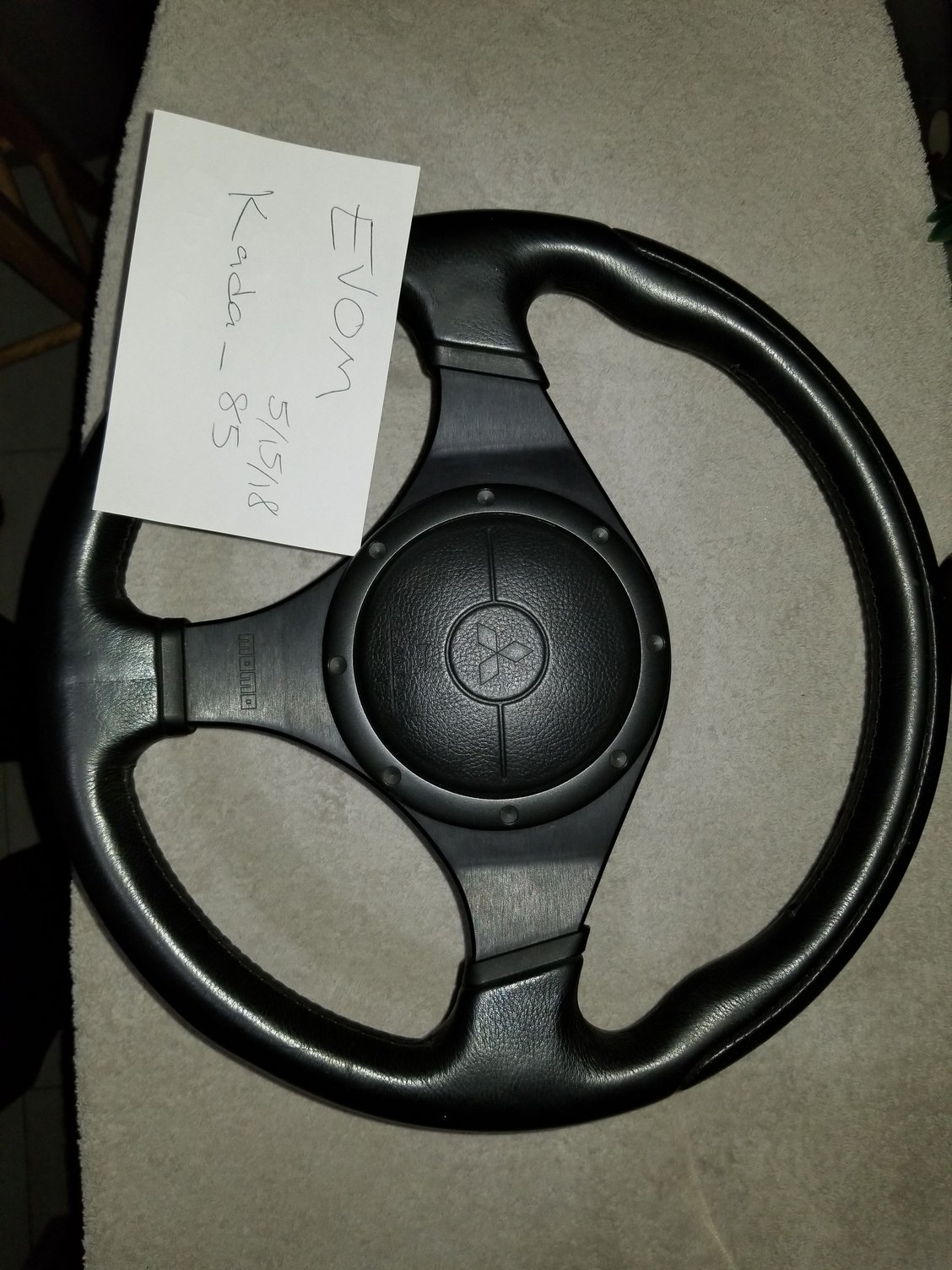 Interior/Upholstery - FS: Evo 9 steering wheel - Used - 2003 to 2006 Mitsubishi Lancer Evolution - Los Angeles, CA 90011, United States