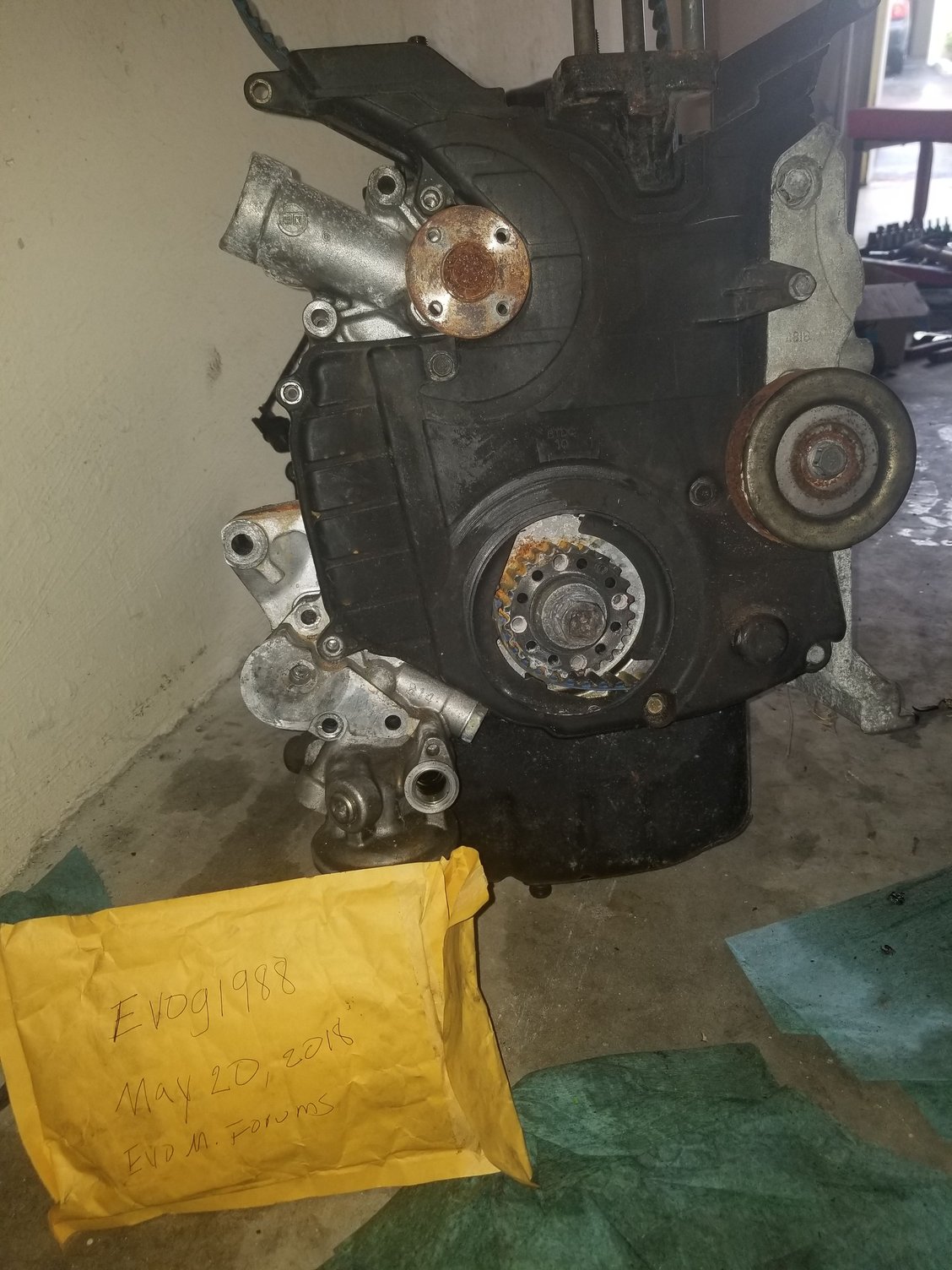 Engine - Complete - FREE blown shortblock with oil pan. - Used - 2003 to 2006 Mitsubishi Lancer Evolution - Sunrise, FL 33325, United States