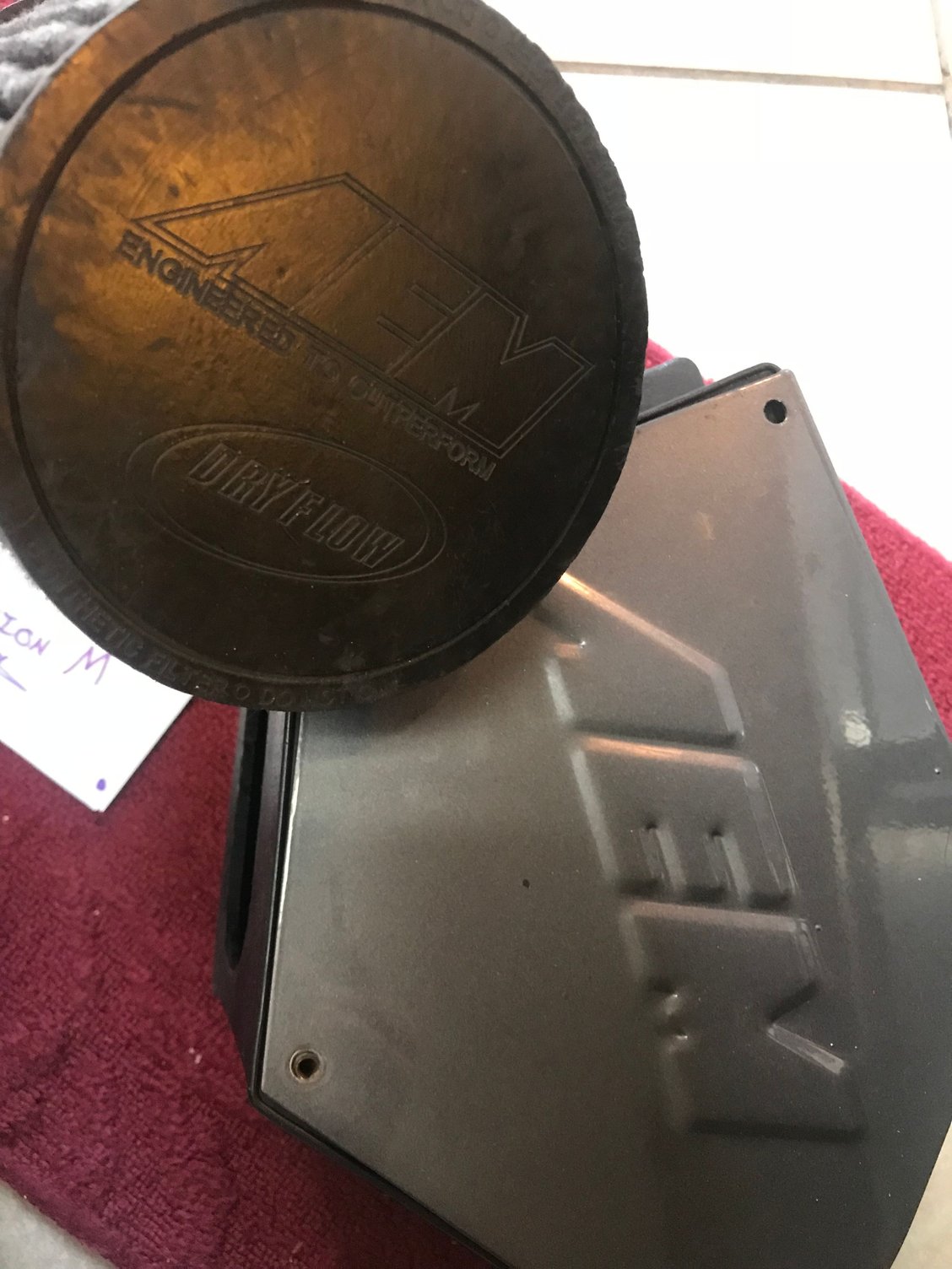 Engine - Intake/Fuel - AEM air intake - Used - 2008 Mitsubishi Lancer Evolution - Indianaplois, IN 46040, United States
