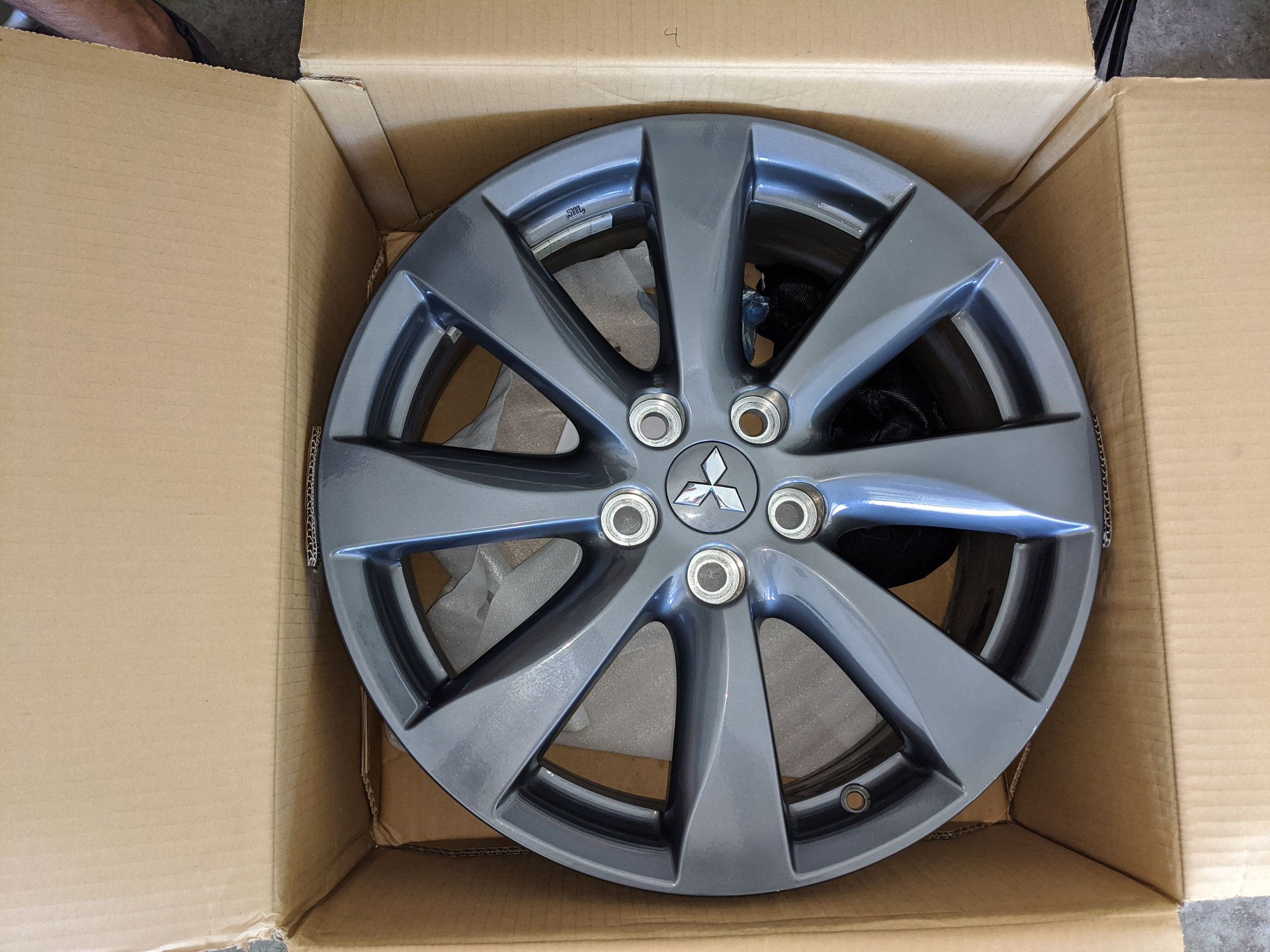 Wheels and Tires/Axles - Stock 2015 Ralliart wheels - Used - 2009 to 2015 Mitsubishi Lancer - Irvine, CA 92620, United States