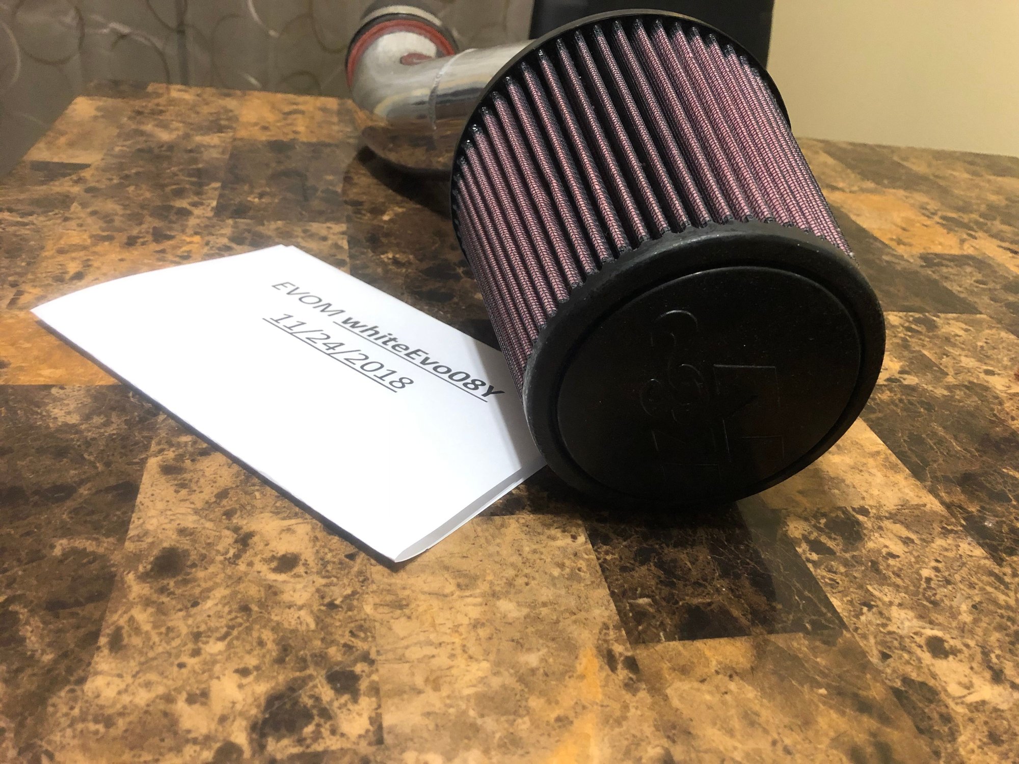 Engine - Intake/Fuel - STM Intake Kit - 3" Aluminum SD (No MAF) with K&N Filter - Evo 8/9 - New - Windsor, ON N8S3M4, Canada