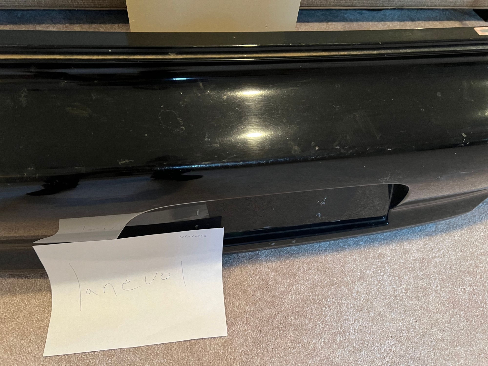 Exterior Body Parts - Used 2006 Evolution rear bumper oem - Used - 2003 to 2006 Mitsubishi Lancer Evolution - Chicago, IL 60634, United States