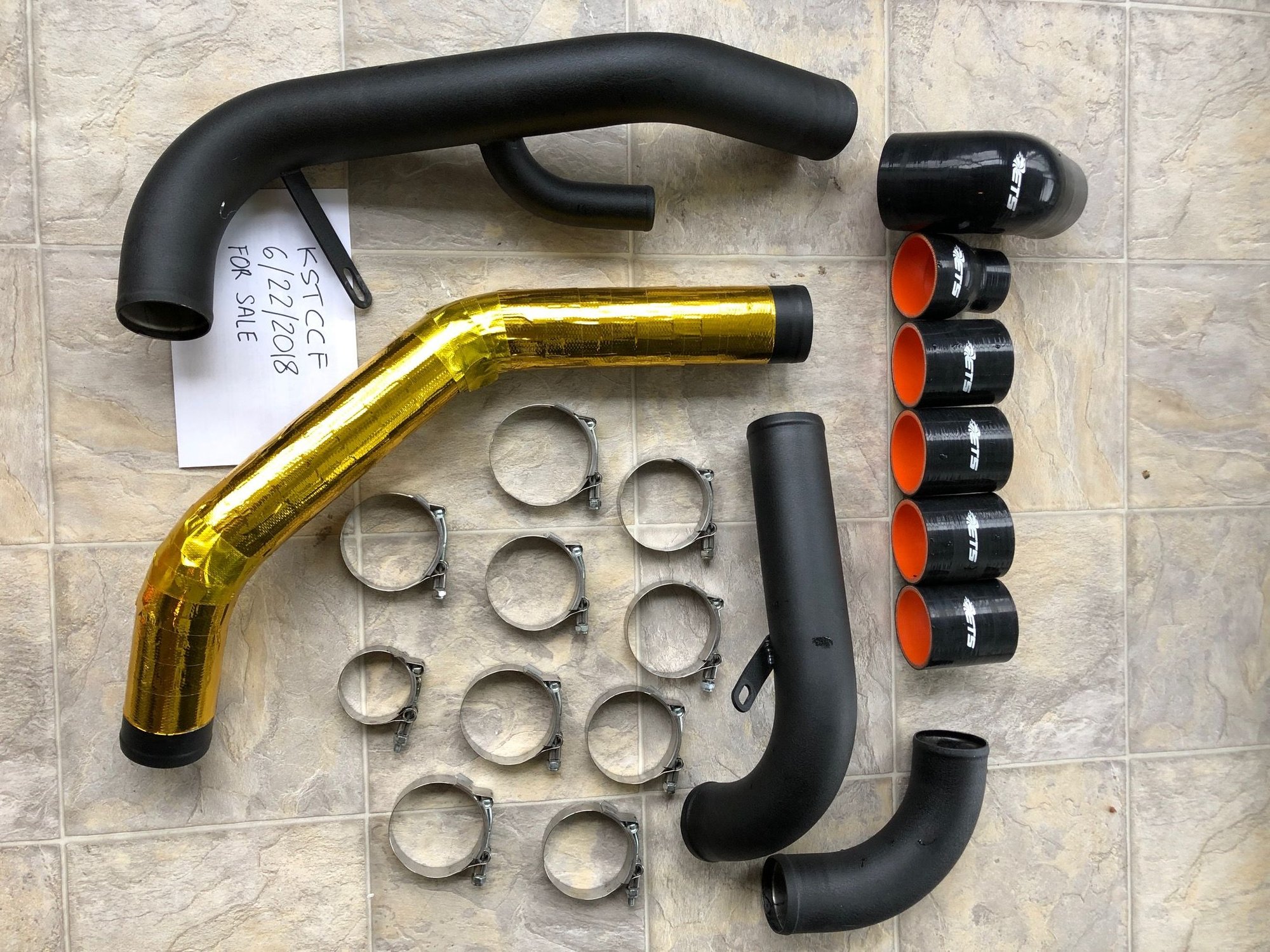 Engine - Intake/Fuel - ETS Upper and Lower Intercooler piping kit for EVO X - Used - 2008 to 2015 Mitsubishi Lancer Evolution - Alexandria, VA 22310, United States
