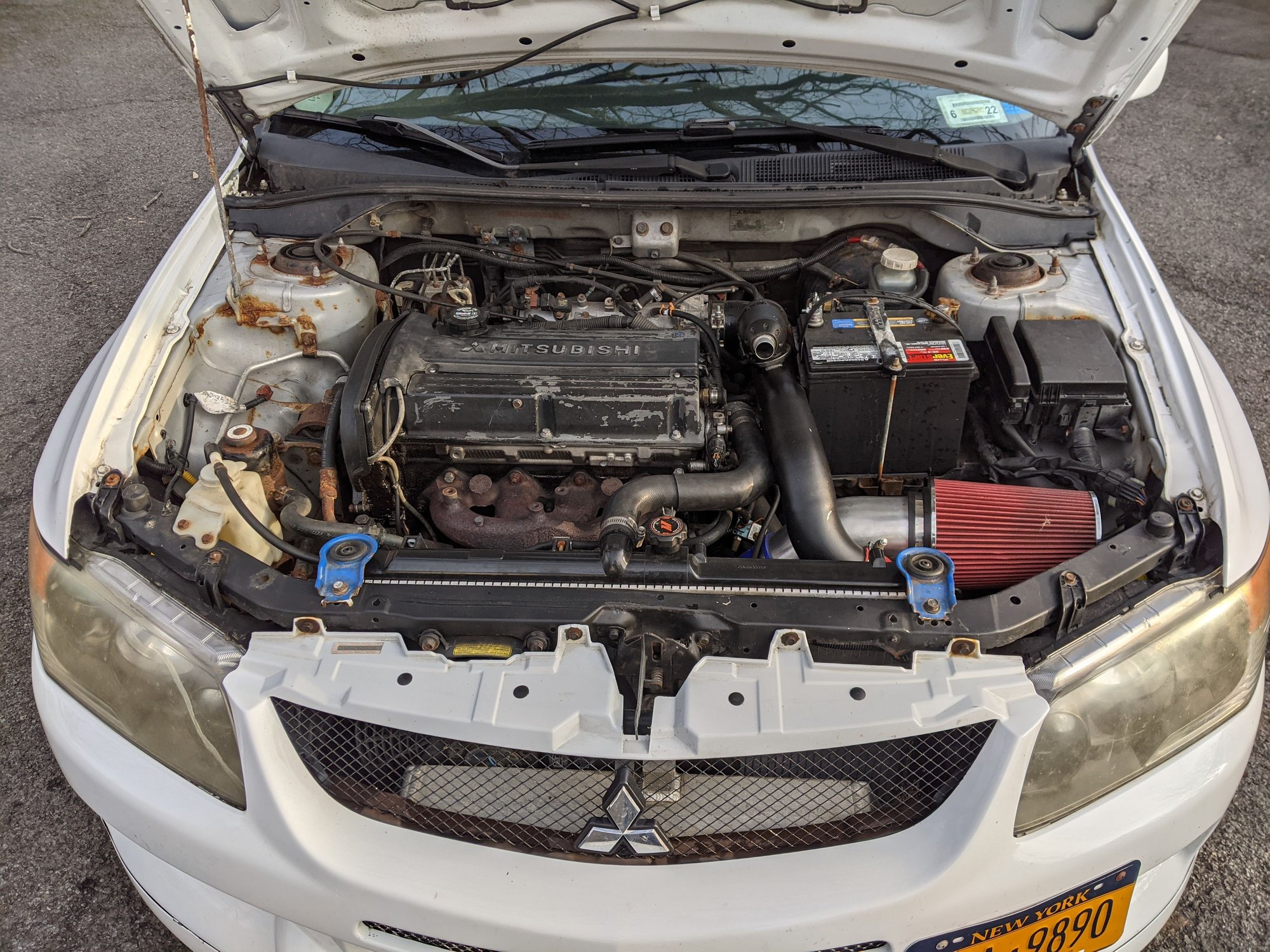 2003 Mitsubishi Lancer Evolution - 2003 mitsubishi evolution VIII - Used - VIN ja3ah86f13u089984 - 158,000 Miles - 4 cyl - AWD - Manual - Sedan - White - Clifton Spgs, NY 14432, United States