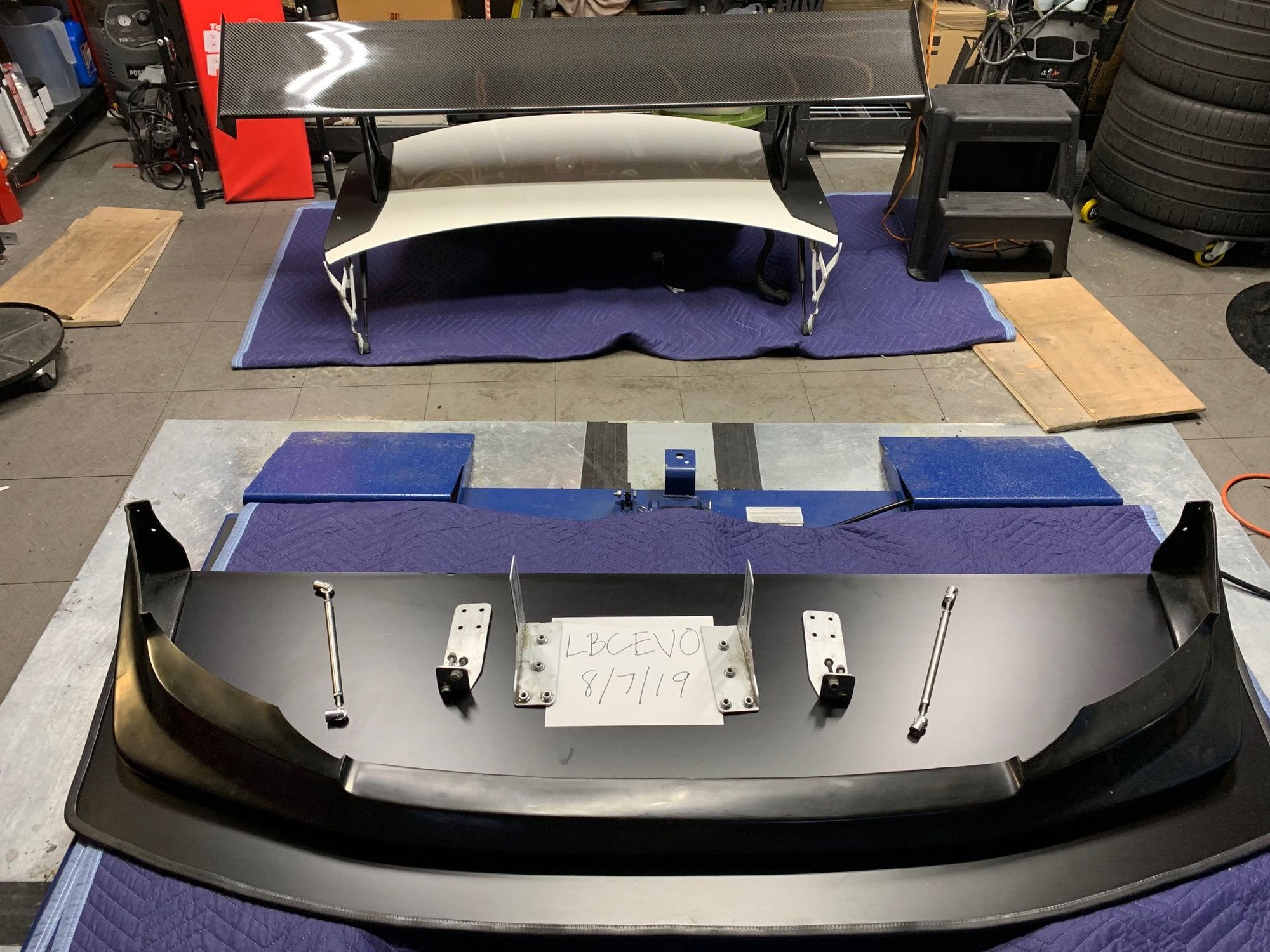 Exterior Body Parts - Alumalite Racing Splitter with VT Style Lip - New - 2008 to 2015 Mitsubishi Lancer Evolution - Sherman Oaks, CA 91423, United States