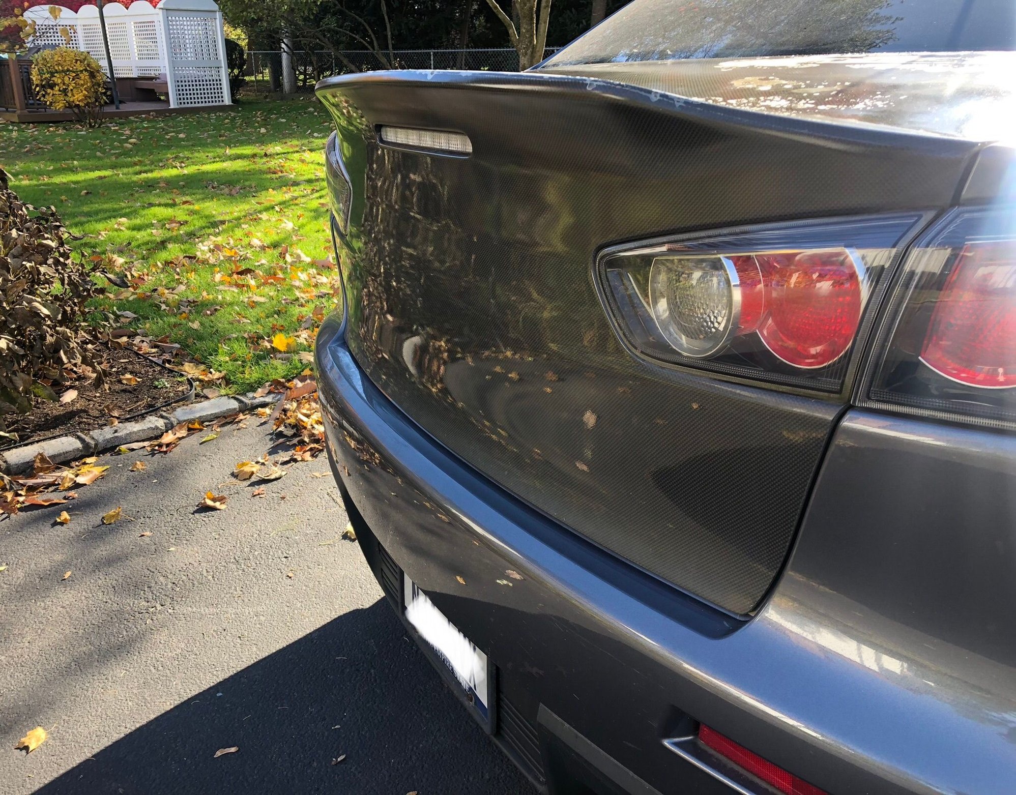 Exterior Body Parts - Do Luck Duckbill Aero Trunk (Fiber Glass) for Evo X - Used - 2007 to 2016 Mitsubishi Lancer Evolution - Manhasset, NY 11030, United States