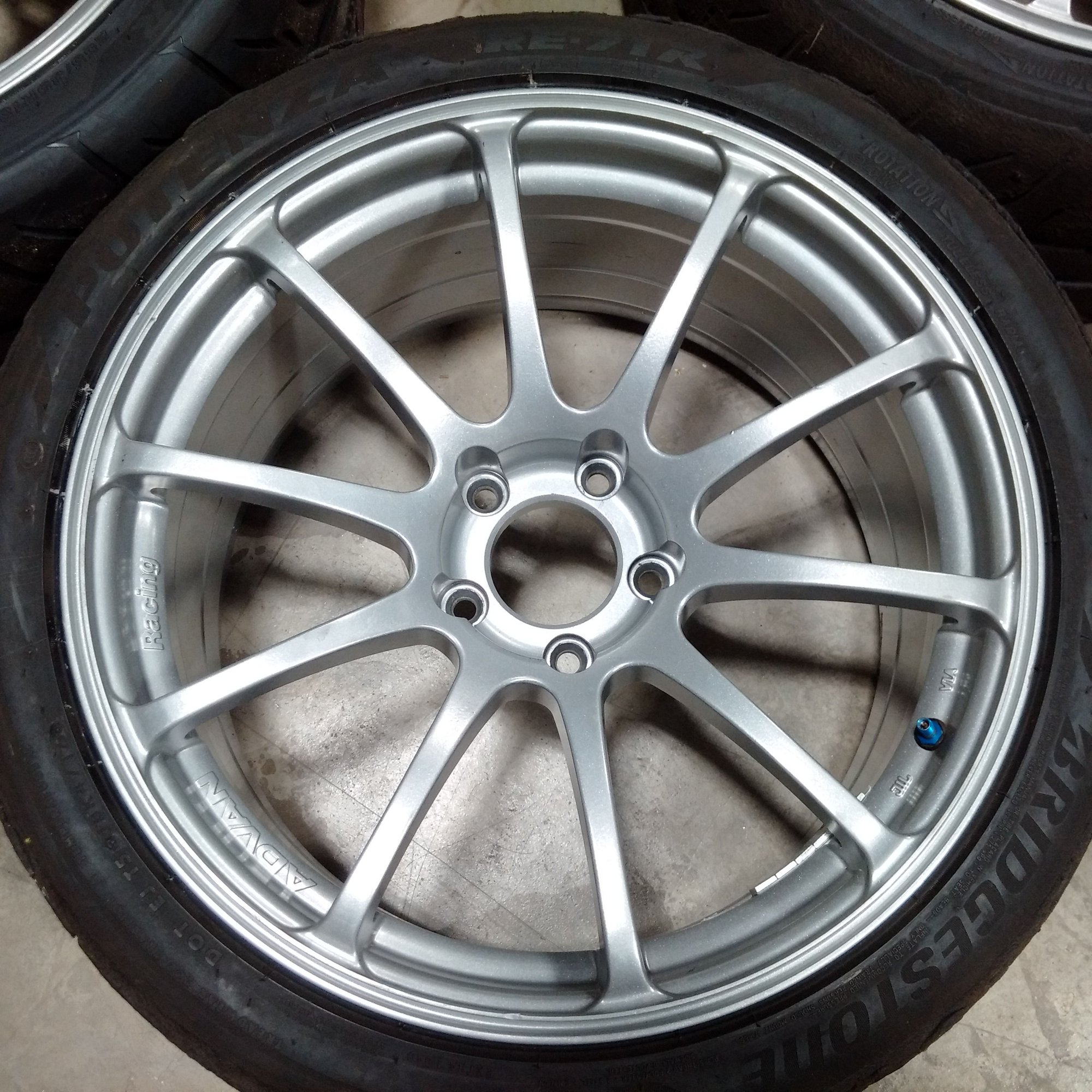 Wheels and Tires/Axles - FS: ADVAN RS 18x9 +29 with 255/35 RE71's - Used - 2003 to 2015 Mitsubishi Lancer Evolution - Torrance, CA 90505, United States