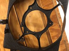 Fan shroud repainted, it was all rusty