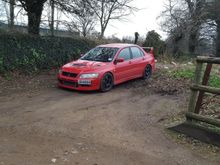 17x8 compomotive mo5 with 235/45 (volk saga 17x8.5 on order)