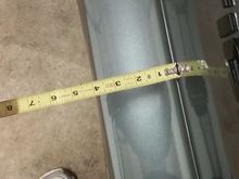 The factory bumper sticks back about 4 inches.