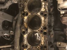 Pistons before i cleaned them