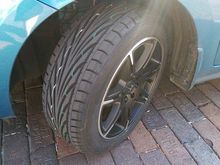 ICW Racing wheels 15x6.5" 4x100 w/ 185/55 15 Toyo Proxies