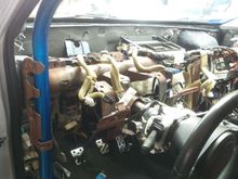 Dashboard removal for front cage install