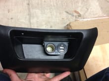 Accessory outlet I put in while painting the dash trim