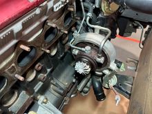 Turbine wheel close-up