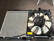 Radiator with fan
