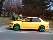 i painted the wheels green at one point idk somthing different
my friend thought this was funny