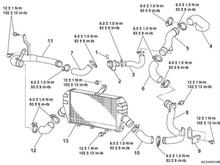 Intake/cooler piping