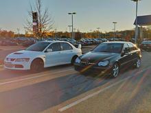 Right before I finalized the trade in of the Evo
