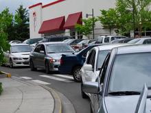 Lining up caravan for cruise to Meet at XXX