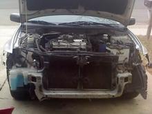 old crash bar didn't work with the evolution bumper