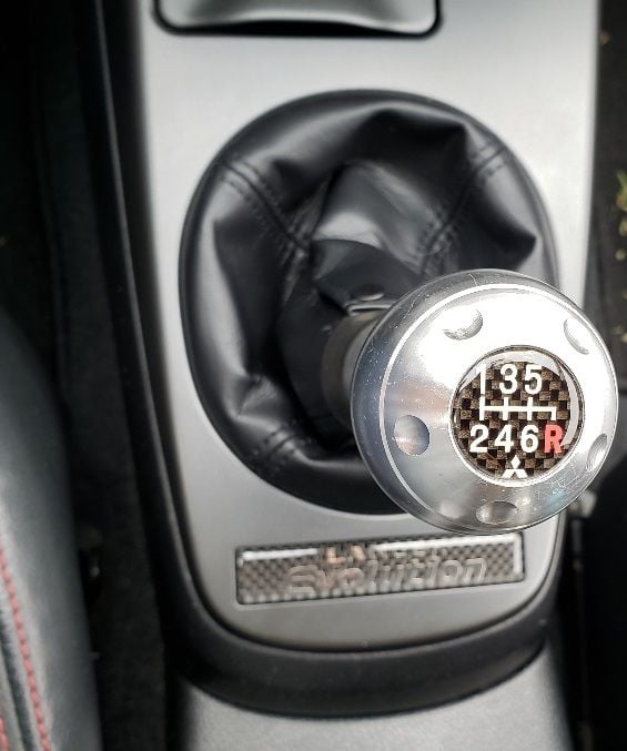 Miscellaneous - Evo 8/9 Aluminum MR Shift Knob and MR Replacement Emblems - Used - 2003 to 2006 Mitsubishi Lancer Evolution - San Diego, CA 92121, United States