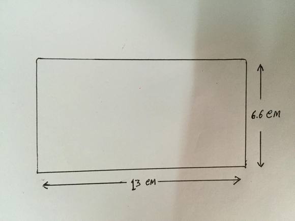 my current front ENDLESS Brake Pads is vertical length 6.6 cm and horizontal length 13 cm