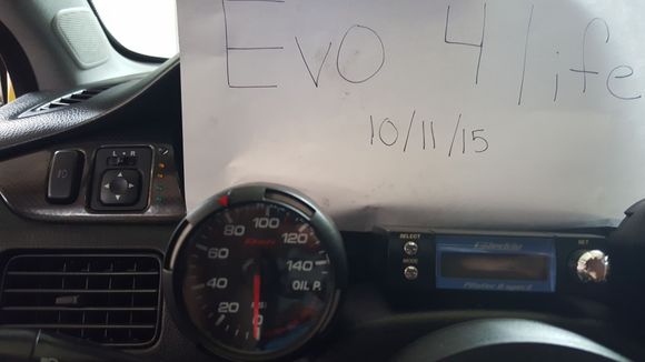 Defi oil pressure  guage 160