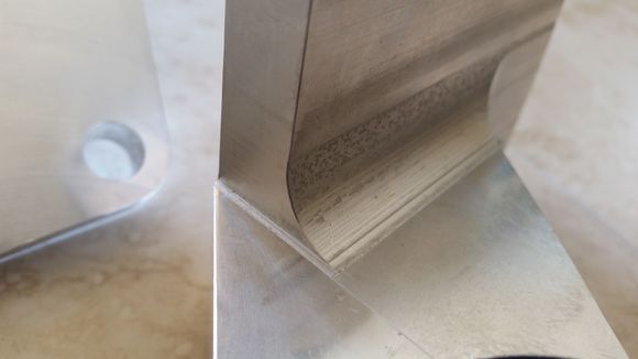 Here you can really see the detail that goes into the CNC work.  No cracks, inclusions, or runs.