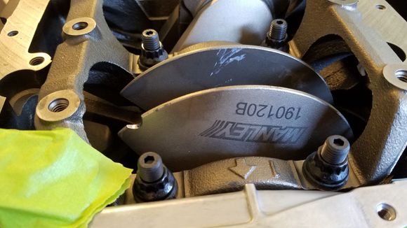 The right billet crank for the job.  You can see here where MAP has balanced crank portion of the rotating assembly.