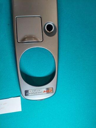 Original Evo IX MR shifter console with ashtray, logo - $175 