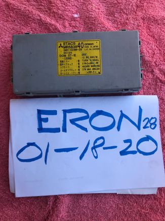 Folding mirror etacs