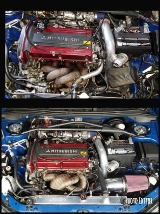 Before & after cooling improvements