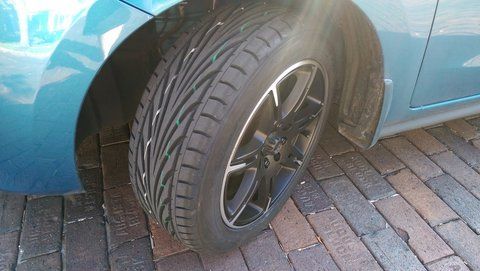 ICW Racing wheels 15x6.5" 4x100 w/ 185/55 15 Toyo Proxies