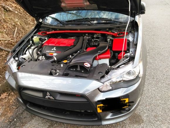 Plasti dipped engine bay