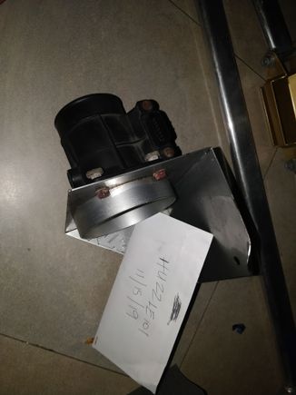 MAF with Perrin Air filter adapter