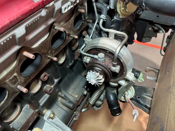 Turbine wheel close-up