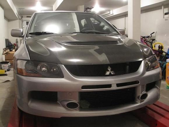 CF hood/JDM headlights