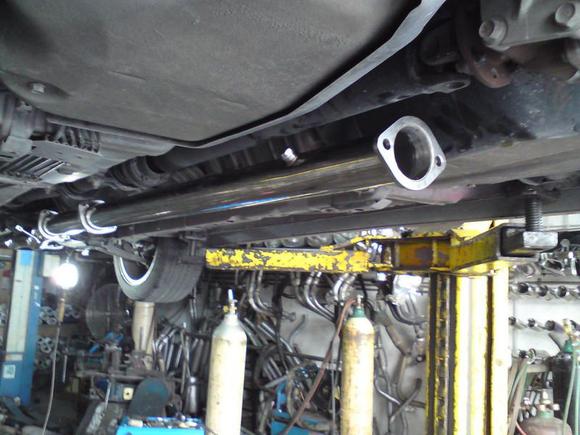 Installing Exhaust pipes
