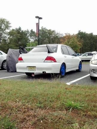 Before my ass was carbon, but Fresh Painted Shoes!