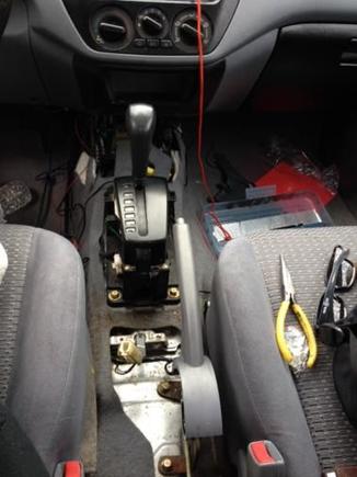 This is a good time to  vaccume the car.