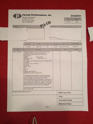 Invoice 1 of 2