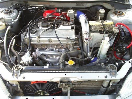 old setup full under the hood pic