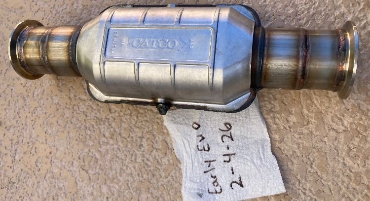 Engine - Exhaust - Buschur Racing  3 inch V-band high flow cat - New - 2003 to 2006 Mitsubishi Lancer Evolution - Henderson, NV 89052, United States