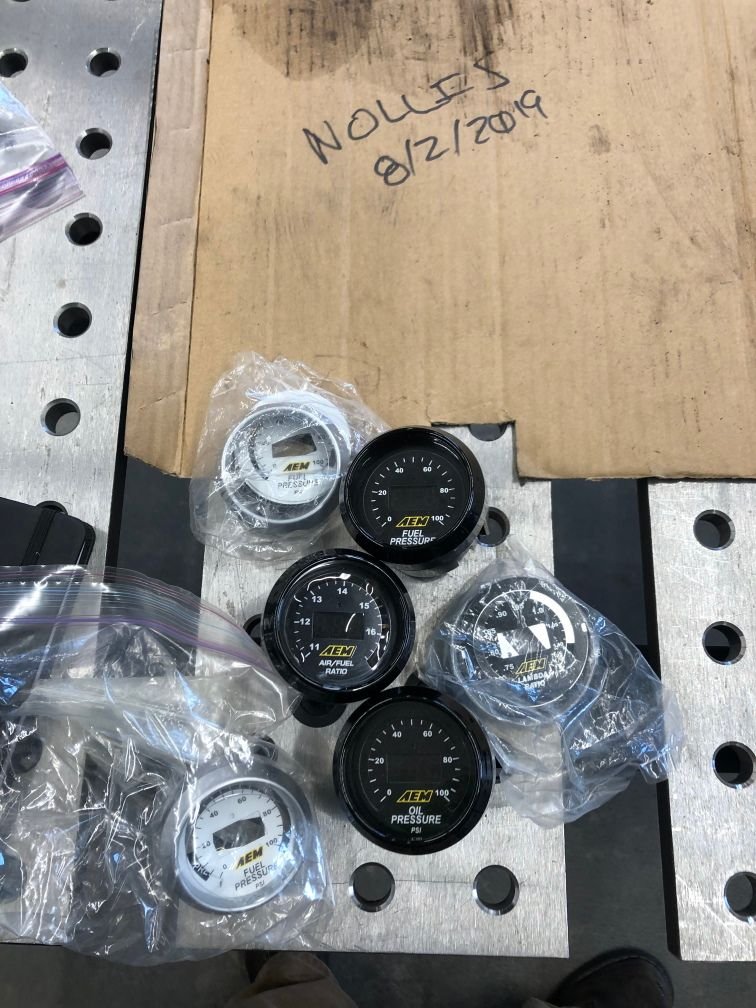 Interior/Upholstery - AEM Liquid Pressure Gauges and AFR Gauge - Used - All Years Any Make All Models - Camano Island, WA 98282, United States