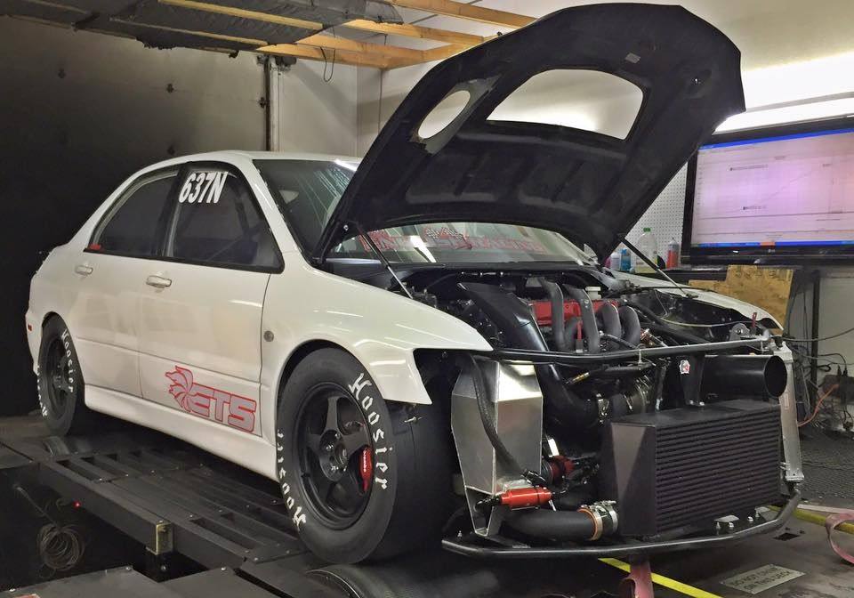 EnglishRacing Drag 8 1195whp 7285 Gen 2 56psi EvolutionM Mitsubishi Lancer and Lancer