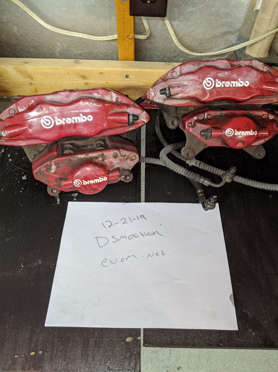Brakes - stock brembo brakes - Used - 2003 to 2006 Mitsubishi Lancer Evolution - Forest City, IA 50436, United States