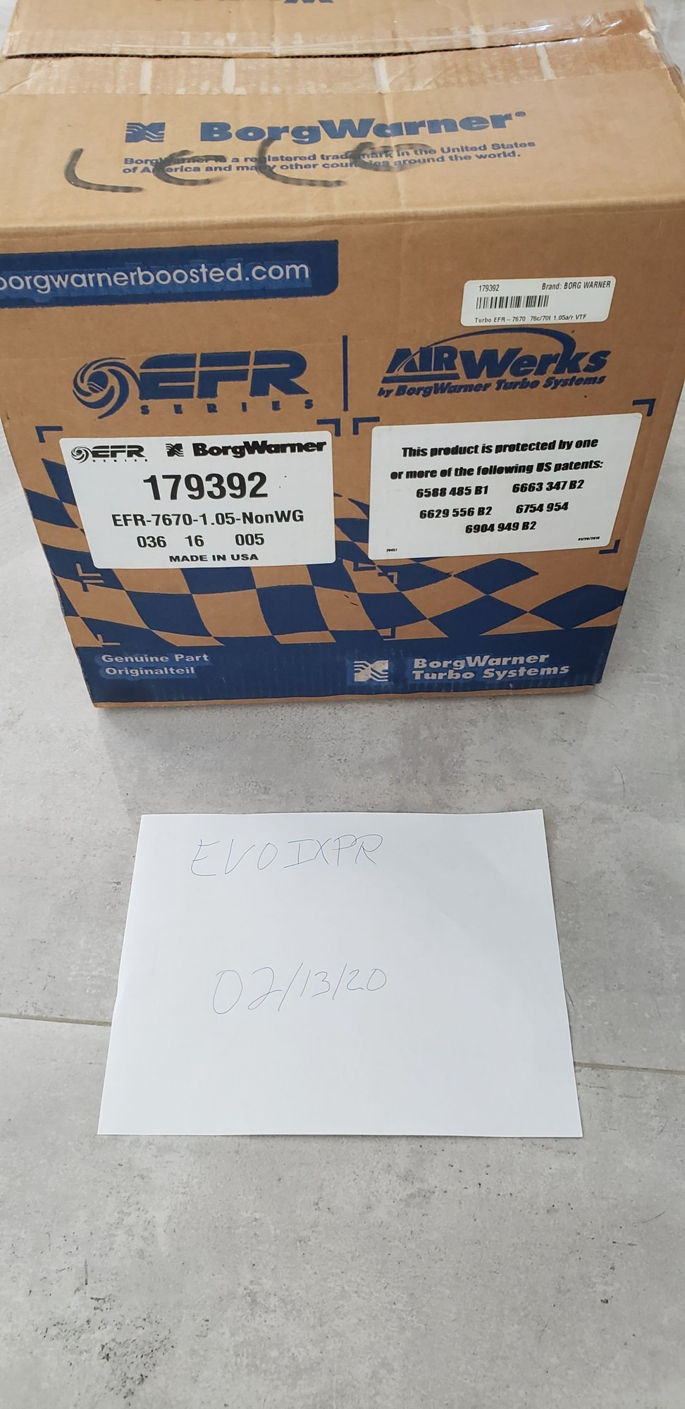 Engine - Power Adders - Efr 7670 1.05 ar *new in box* - New - San Juan, Puerto Rico